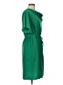 Mossimo 100% Polyester Solid Green Casual Dress Size L - photo 4