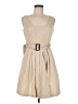Zara Basic Solid Tan Casual Dress Size M - photo 1