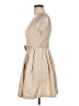 Zara Basic Solid Tan Casual Dress Size M - photo 5