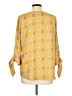 West Kei 100% Polyester Yellow 3/4 Sleeve Blouse Size L - photo 2