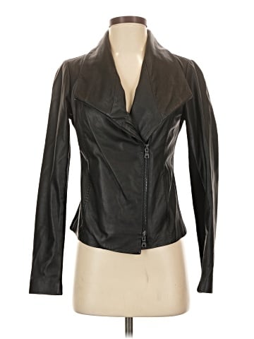 Vince. Leather Jacket (view 1)