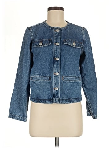 Madewell Denim Lady Jacket in Lakecourt Wash (view 1)