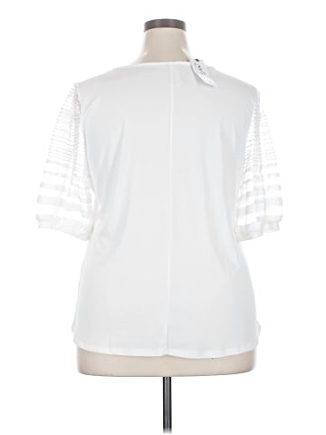 NY Collection Short Sleeve Top (view 2)
