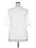 NY Collection White Short Sleeve Top Size 3X - photo 2