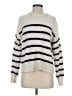 LC Lauren Conrad 100% Polyester Stripes White Pullover Sweater Size XS - photo 1