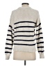 LC Lauren Conrad 100% Polyester Stripes White Pullover Sweater Size XS - photo 2