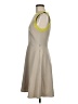 Muse Solid Gray Casual Dress Size 6 - photo 5