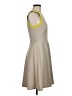Muse Solid Gray Casual Dress Size 6 - photo 4