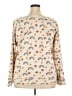Evy's Tree Print Tan Pullover Sweater Size 2X - photo 2