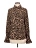 Baum Und Pferdgarten Animal Print Brown Long Sleeve Blouse Size EU 38 / US 8 - photo 1