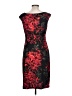 Connected Apparel Print Red Cocktail Dress Size 12 (petite) - photo 2