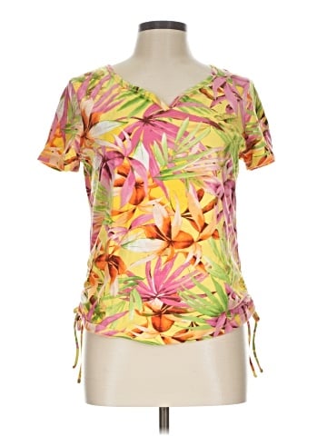 Caribbean Joe Short Sleeve Blouse (view 1)