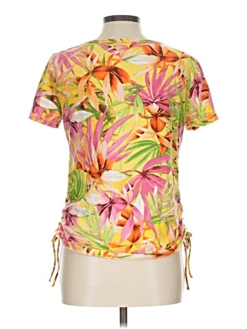 Caribbean Joe Short Sleeve Blouse (view 2)