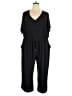 IMAN Solid Black Jumpsuit Size 3X (petite) - photo 1