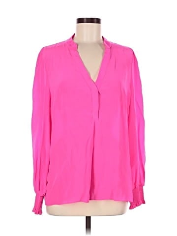 Lilly Pulitzer Long Sleeve Silk Top (view 1)