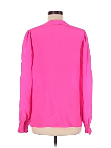 Lilly Pulitzer Long Sleeve Silk Top (view 2)