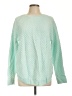 St. John's Bay 100% Acrylic Chevron-herringbone Green Pullover Sweater Size L - photo 1