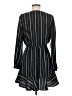 Express 100% Polyester Stripes Black Casual Dress Size Med Petite - photo 2