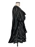 Express 100% Polyester Stripes Black Casual Dress Size Med Petite - photo 4