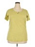 Ascend Yellow Short Sleeve Top Size 2X - photo 1