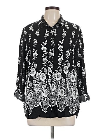 P.J. Salvage 3/4 Sleeve Blouse (view 1)