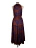 Gap 100% Polyester Tie-dye Blue Cocktail Dress Size M (tall) - photo 2