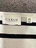 Cyrus Stripes Silver Short Sleeve Turtleneck Size XL - photo 7