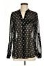 Kut from the Kloth Polka Dots Black Long Sleeve Blouse Size M - photo 1