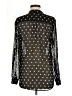 Kut from the Kloth Polka Dots Black Long Sleeve Blouse Size M - photo 2