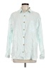 Billabong Stripes Green Long Sleeve Button-Down Shirt Size L - photo 1