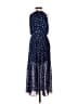 Maison Jules 100% Polyester Stars Blue Casual Dress Size XS - photo 2