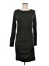 Express Solid Gray Casual Dress Size M - photo 1