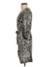 Spense Print Gray Casual Dress Size 2 (petite) - photo 5