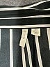 Cato 100% Polyester Stripes Black Long Sleeve Blouse Size XS - photo 4