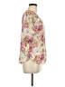 Cato 100% Polyester Floral Ivory Short Sleeve Blouse Size M - photo 4