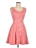 Derek Heart Stripes Red Casual Dress Size M - photo 1