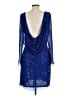 Aidan Mattox 100% Polyester Stars Blue Cocktail Dress Size 12 - photo 2