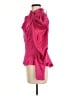 River Island 100% Polyester Pink 3/4 Sleeve Top Size UK 8 / US 4 - photo 5