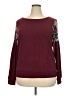 I.N. Studio Burgundy Pullover Sweater Size 2X - photo 1