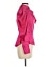 River Island 100% Polyester Pink 3/4 Sleeve Top Size UK 8 / US 4 - photo 4