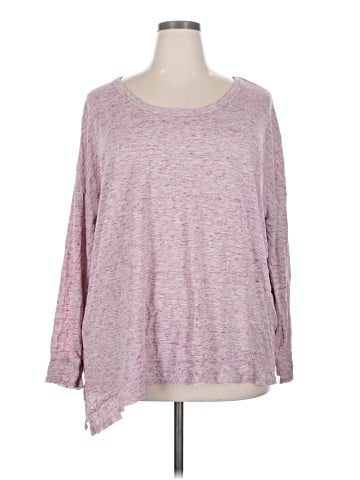 Lane Bryant 3/4 Sleeve T-Shirt (view 1)