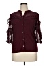 Adele & May Burgundy 3/4 Sleeve Blouse Size XL - photo 1