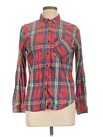 SNEAK PEEK Long Sleeve Button-Down Shirt (view 1)