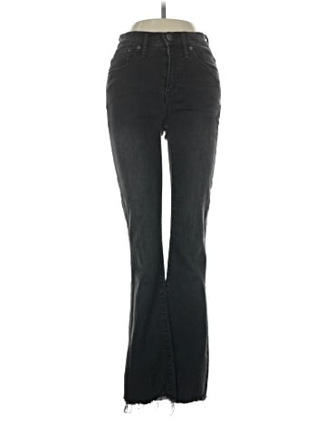 Madewell Tall Cali Demi-Boot Jeans in Berkeley Black: Chewed-Hem Edition (view 1)
