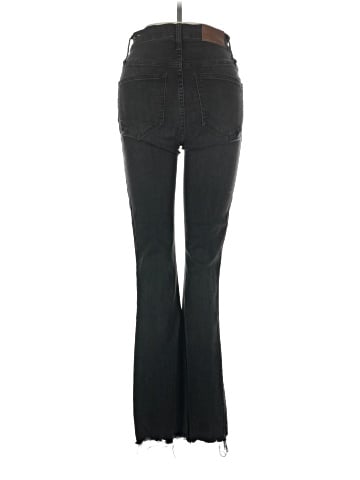 Madewell Tall Cali Demi-Boot Jeans in Berkeley Black: Chewed-Hem Edition (view 2)