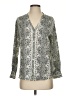Soft Joie 100% Rayon Print Gray Long Sleeve Blouse Size XS - photo 1