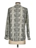 Soft Joie 100% Rayon Print Gray Long Sleeve Blouse Size XS - photo 2
