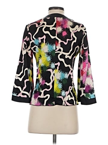 Trina Turk 3/4 Sleeve Silk Top (view 2)