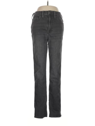 Madewell Tall High-Rise Slim Straight Jeans in Kandell Wash (view 1)