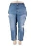 Torrid Hearts Blue Jeans Size 30 - photo 1